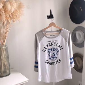 Harry Potter Ravenclaw Quidditch 3/4 length sleeve Shirt